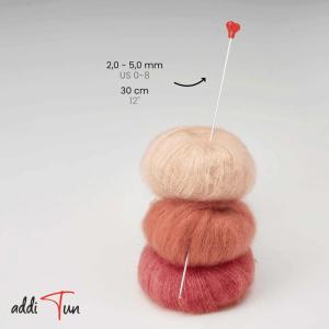 Tuniský háček addiTun 30 cm / 3,0 mm